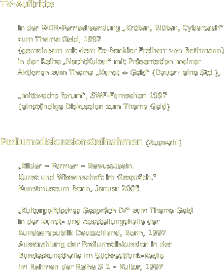 TV-Auftritte 